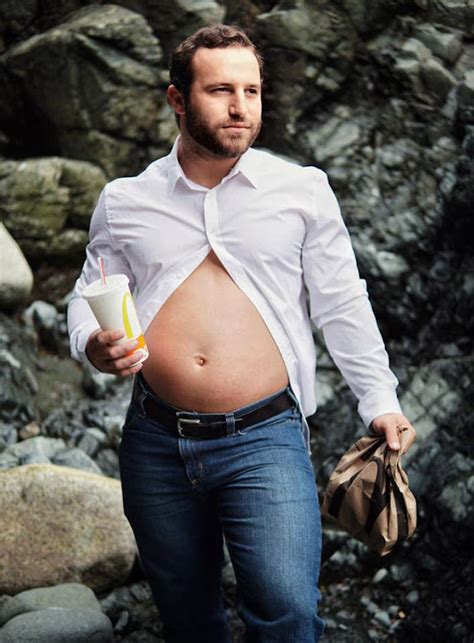 Beer Belly Photoshoots Their Pregnant Bellies Stomach Fat Man