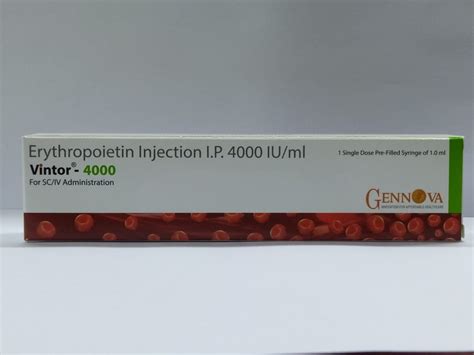 Erythropoetin Injection I P Iu Ml Gennova Prescription At Rs