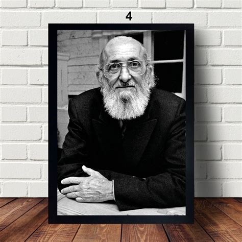 Quadro C moldura Do Educador E Filósofo Paulo Freire Submarino