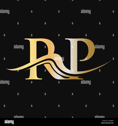 Letter Rp Logo Design Initial Rp Logotype Template For Business And