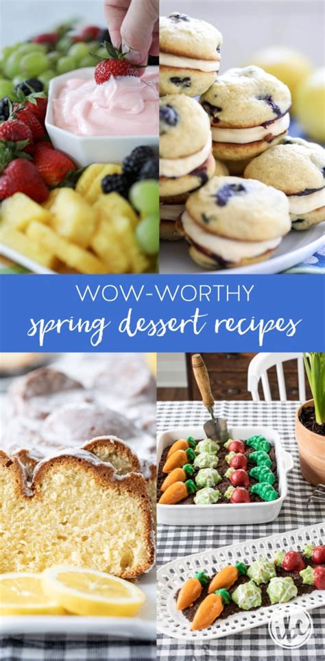 Spring Desserts Flavors