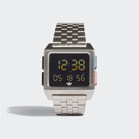 Adidas ARCHIVE M1 Watch Silver Adidas UK Luxury Watches For Men