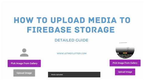 How To Upload Media To Firebase Storage Step By Step Let Me Flutter