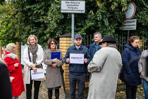 Bia Ystok Protest Mieszka C W Dom W Przy Dawnej Ul Elektrycznej Nie