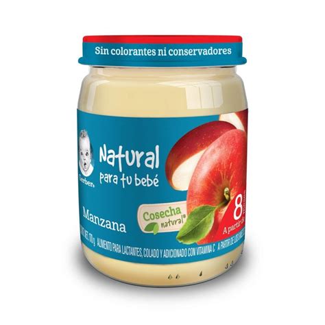 Papilla Gerber Cosecha Natural Etapa 3 Manzana 170 G Walmart