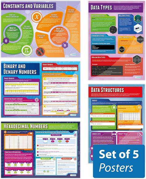 Buy Data Representation Posters Set Of Computer Science Posters