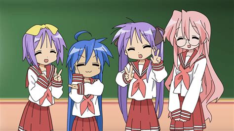 Download Miyuki Takara Tsukasa Hiiragi Kagami Hiiragi Konata Izumi Anime Lucky Star Hd Wallpaper