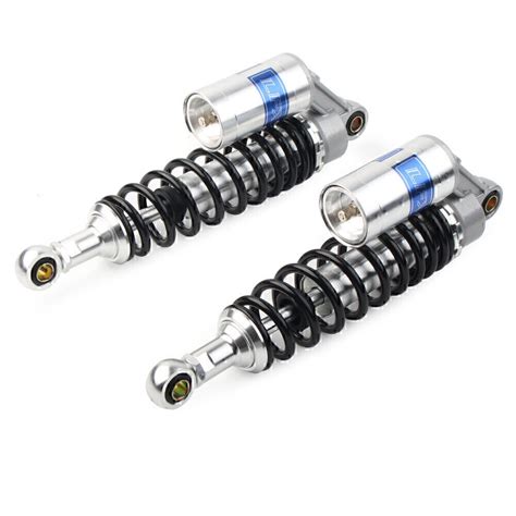 Universal 2pcs 320mm 12 5 Sliver Motorcycle Rear Shock Absorbers