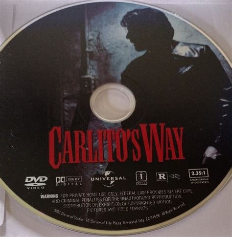 Carlito S Way DVD Disc Only 1993 Widescreen 25192145926 EBay