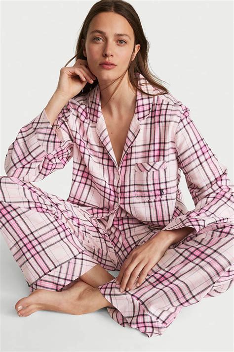 Buy Victorias Secret Flannel Long Pyjamas From Next Ireland