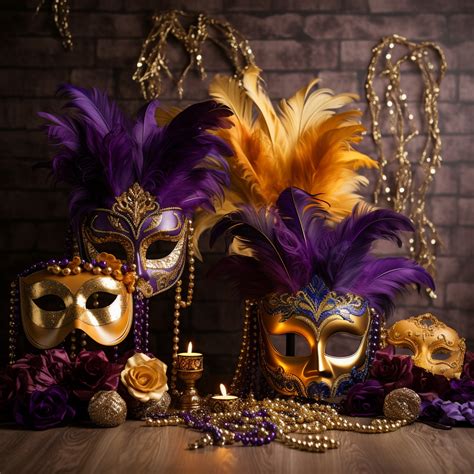 Mardi Gras Mask And Beads Free Stock Photo Public Domain Pictures