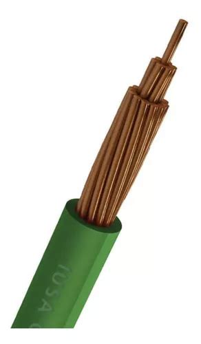 Cable Thhw Ls Rohs Calibre 10 Awg Verde 20m MercadoLibre