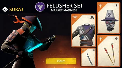 Shadow Fight 3 Official FELDSHER SET Market Madness Event Rescue