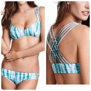 H M Swim New Hot Hm Tie Dye Strappy Cheeky Bikini Poshmark