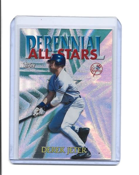 Topps Pa Derek Jeter Perennial All Stars Insert Foil Refractor