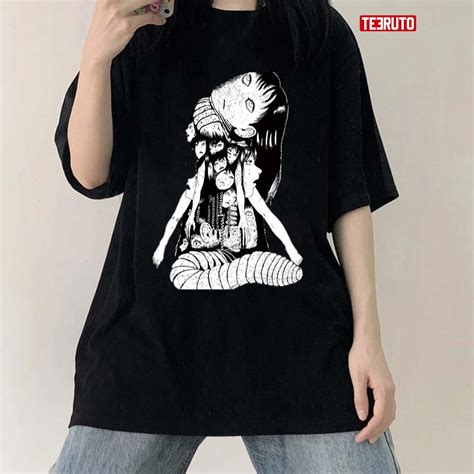 Tomie Monster Horror Anime Manga Junji Ito Unisex T Shirt Teeruto