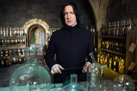 Alan Rickman Harry Potter Movie Severus Snape Harry Potter And The