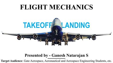 Takeoff And Landing Flight Mechanics GATE Aerospace PPT