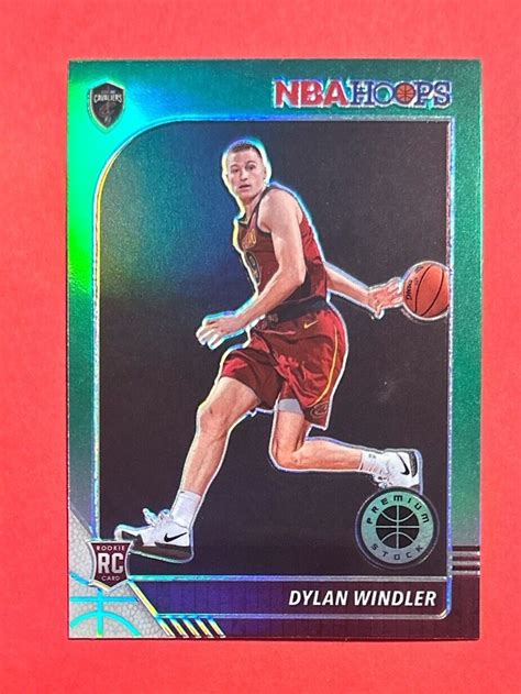 Dylan Windler Panini Hoops Premium Stock Rookie Green Prizm