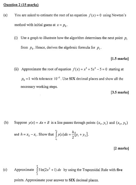 Solved Question 1 5 Marks Suppose Fxx−42−x A Compute