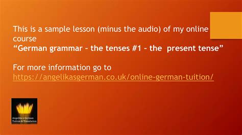 How To Conjugate German Modal Verbs In The Present Tense Ppt