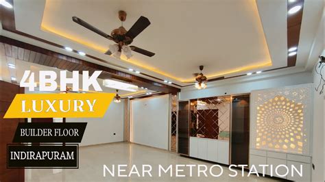 Gaj Bhk Lavish Floor In Indirapuram Walking Distance To Metro