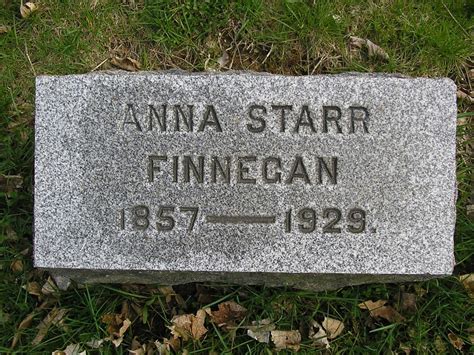 Anna Starr Finnegan Find A Grave Memorial