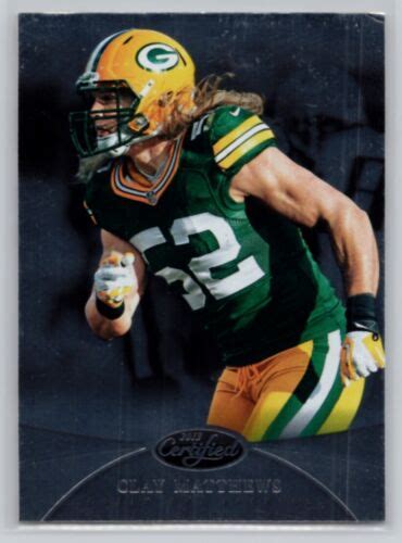 2013 PANINI CERTIFIED 87 CLAY MATTHEWS GREEN BAY PACKERS EBay