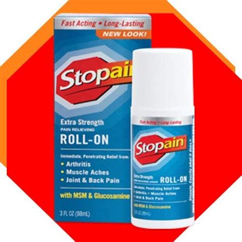 Stopain Extra Strength Pain Relief Roll On Ounce Count