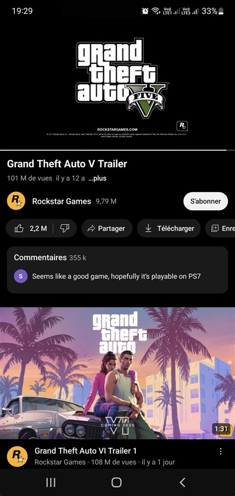 It took one day for GTA VI trailer to get more views than GTA V : r/GTA6