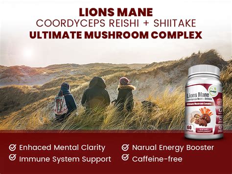 Amazon GreeNatr Mushroom Supplement 10 In 1 Blend With Lions Mane