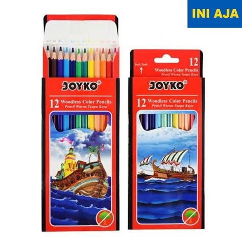 Jual Pensil Warna Joyko Cp103 Isi 12 Panjang Pensil Mewarnai Menggambar