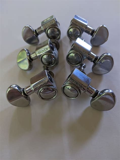 Grover Rotomatic X Tuning Machines Nickel Finish Reverb