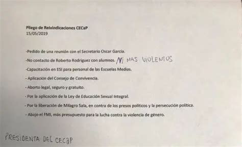 Tomaron El Colegio Carlos Pellegrini Protestan Por La Designaci N De