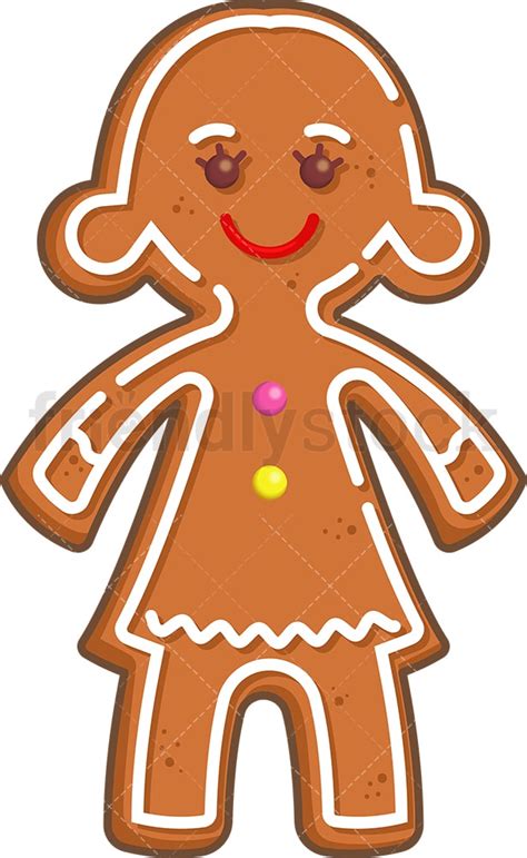 Gingerbread Girl Cartoon At Anita Sanderlin Blog