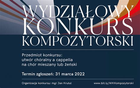 Umfc Wydzia Owy Konkurs Kompozytorski