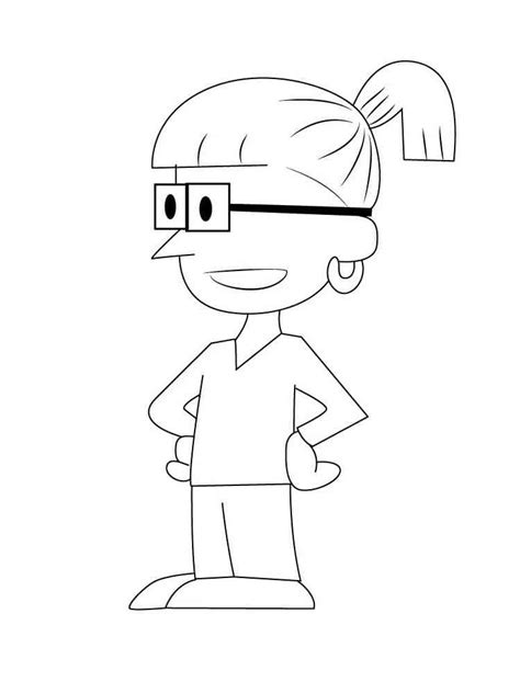 Gina From Big Nate Coloring Page