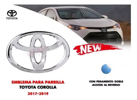 Emblema Para Parrilla Toyota Corolla 2017 2019 MercadoLibre