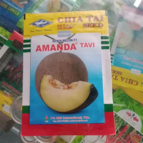 Benih Melon F Amanda Tavi Isi Gr Cap Kapal Terbang Lazada Indonesia