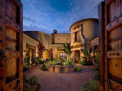 Front entry courtyard designs, bdbdeaa spanish hacienda ... Hacienda ...