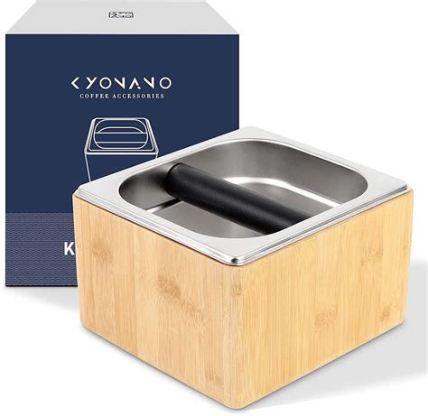 KYONANO Espresso Knock Box Espresso Accessories Coffee Knock Box With