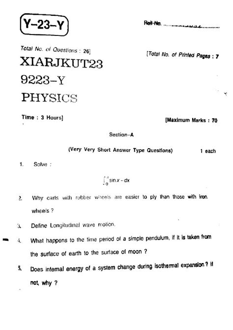 Jkbose Class 11th Physics Question Paper Pdf Aglasem