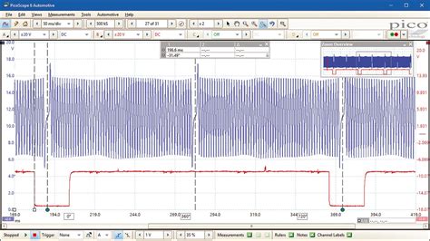 Camshaft and Crankshaft Sensor Signal Output Test