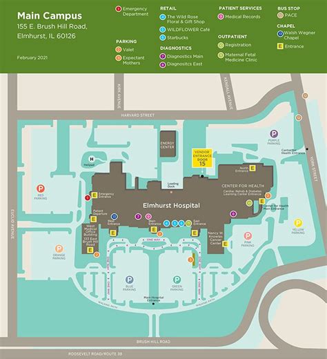 Flower Hospital Campus Map