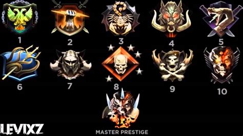 Call Of Duty Black Ops 2 Official Prestige Emblems Master Prestige