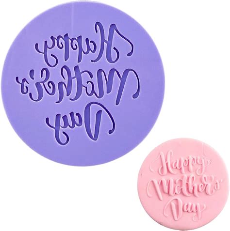 Amazon Crethinkaty Mother S Day Fondant Embosser Happy Mother S