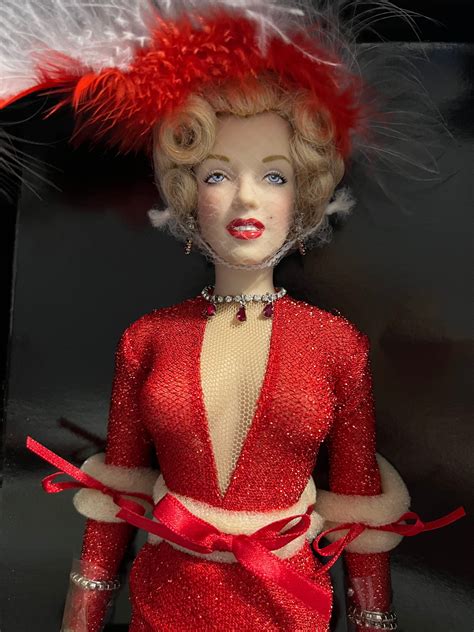 The Franklin Mint Marilyn Monroe Vinyl Portrait Doll Etsy