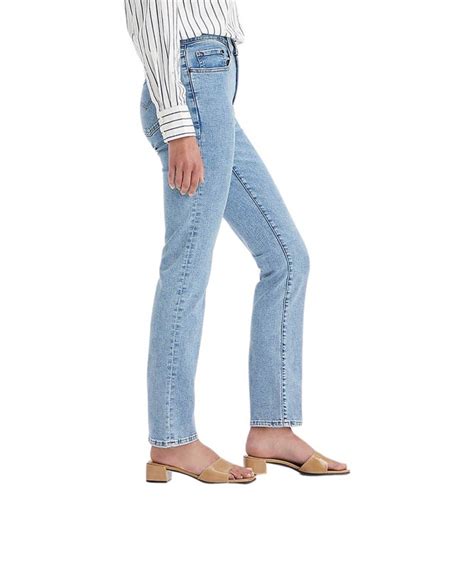 Levis Jeans Mit Hohem Bund In Stone Waschung