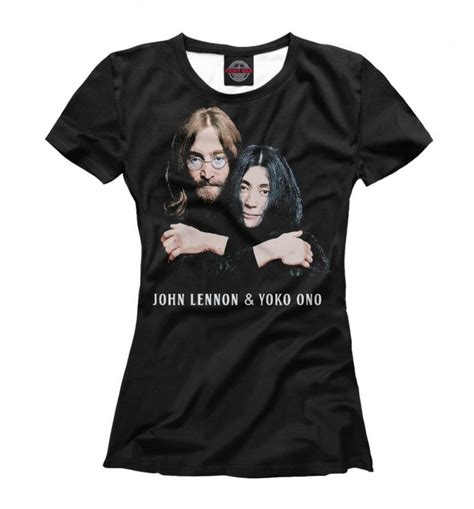 John Lennon And Yoko Ono T Shirt High Quality Microfiber Tee Etsy