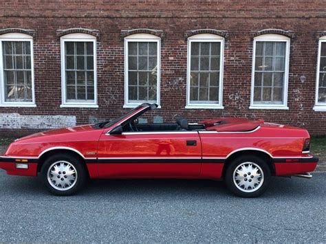 Pristine Chrysler Lebaron Turbo Convertible Sold